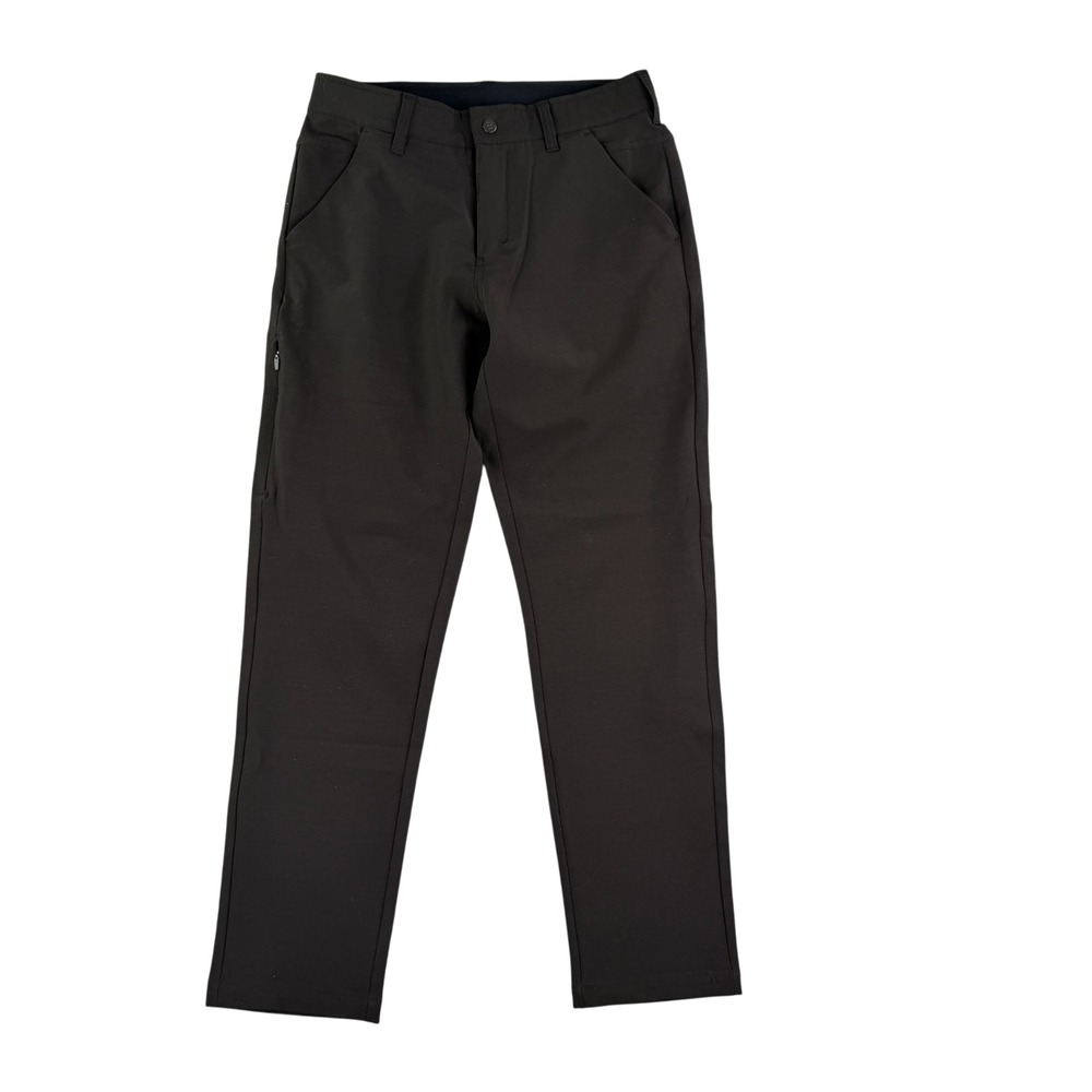BYLT Kinetic Pants Mens 31x30 Brown Performance Stretch Athletic Tapered Fit